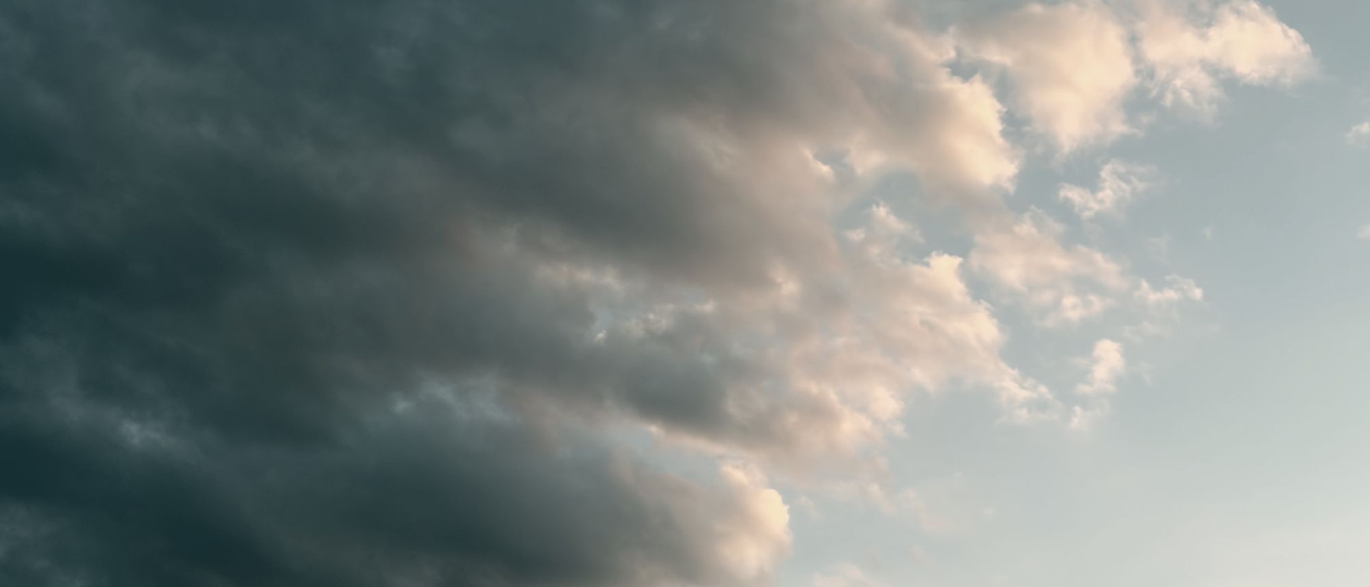 Abendwolken über Wien